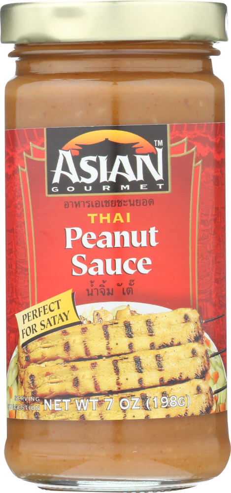 ASIAN GOURMET: Sauce Thai Peanut, 7 oz - 0076606540486