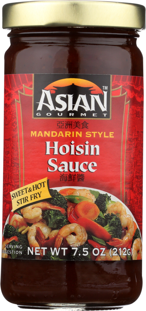 ASIAN GOURMET: Mandarin Hoisin Sauce, 7.5 oz - 0076606540554