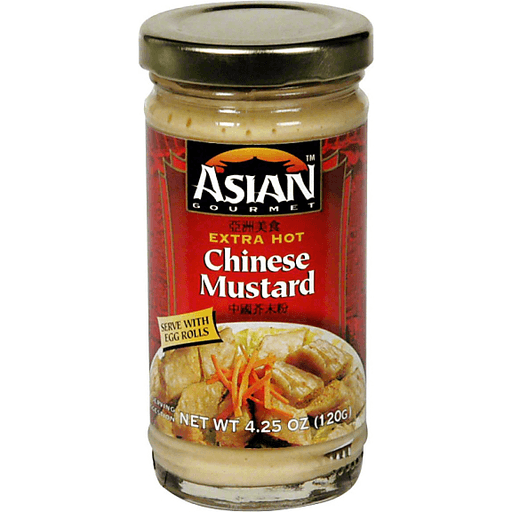ASIAN GOURMET: Extra Hot Chinese Mustard, 4 oz - 0076606598296