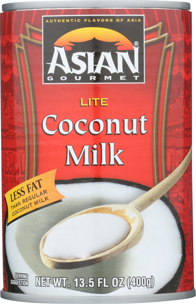 ASIAN GOURMET: Coconut Milk Lite, 13.5 fo - 0076606691430