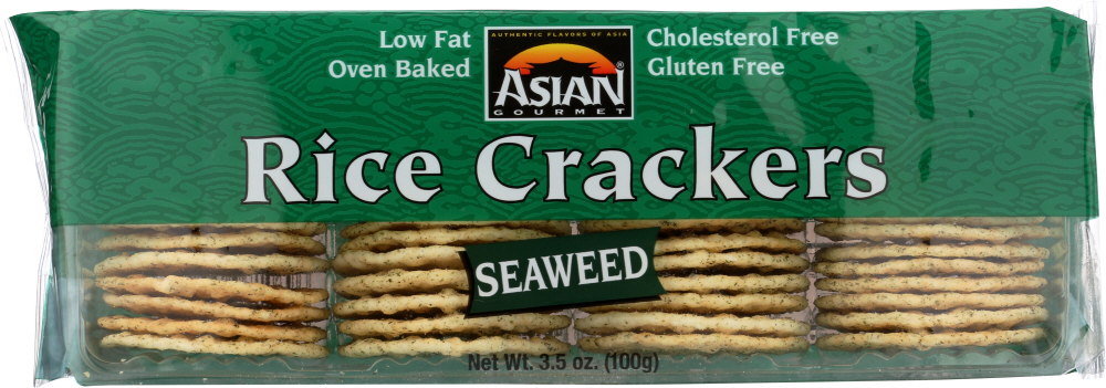 Seaweed Rice Crackers - 076606710896