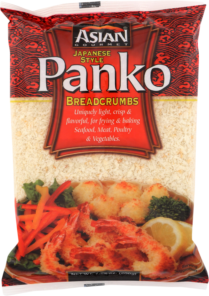 ASIAN GOURMET: Panko Bread Crumbs, 7.05 oz - 0076606720543