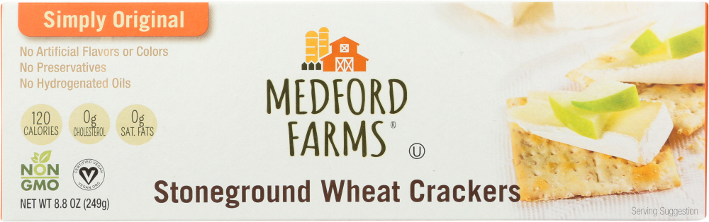 Stone Ground Wheat Crakers, Original, Original - nabisco