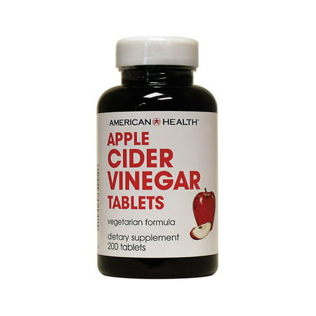American Health Apple Cider Vinegar 200 Tabs - 076630029414