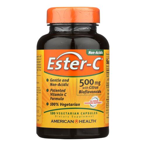 American Health - Ester-c With Citrus Bioflavonoids - 500 Mg - 120 Vegetarian Capsules - 0076630169660