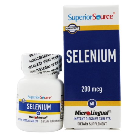 Superior Source - Selenium Instant Dissolve 200 mcg. - 60 Tablets - 076635900503