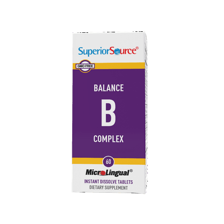Superior Source Balance B Complex Quick Dissolve Sublingual Tablets 60 Ct - 076635903702