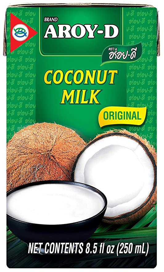 Aroy-D 100 Milk 8.5 Oz , Coconut, 1 Count, (Pack of 6) (Ven_FD39-193) - 076736351853