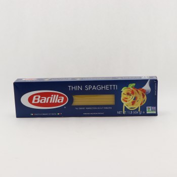 Enriched macaroni product, thin spaghetti pasta - 0076808280098