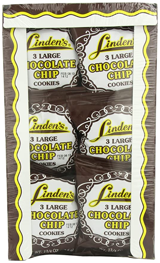  Linden's Large Cookies, Chocolate Chip, 18 Count  - 076809300160