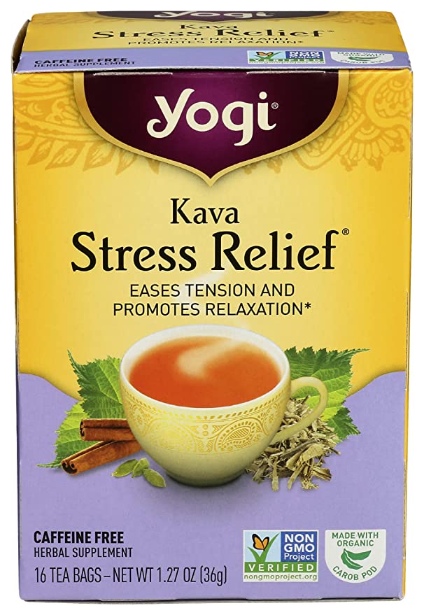  Yogi Tea, Kava Stress Relief, 16 Count  - 076950450301