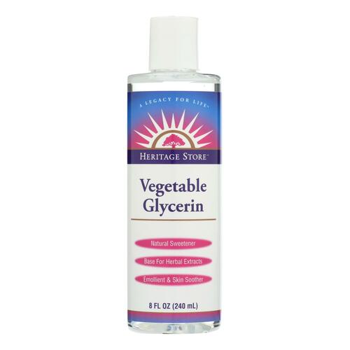 HERITAGE: Vegetable Glycerin, 8 oz - 0076970080151