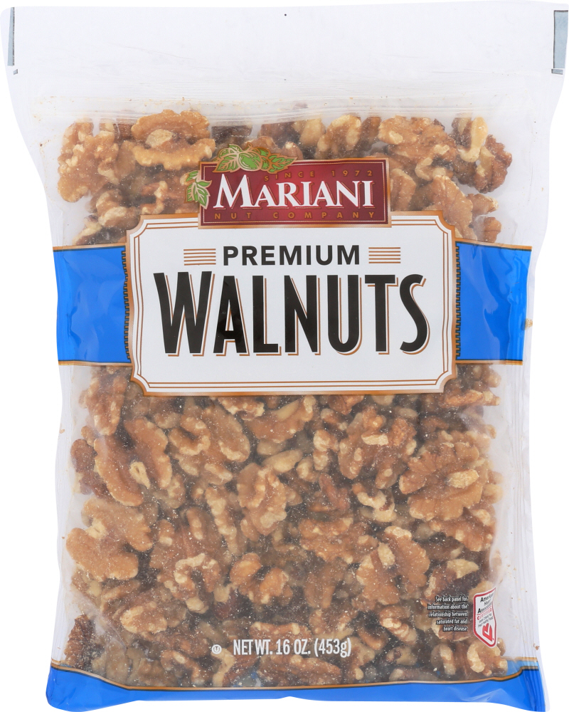 MARIANI NUT: Premium Shelled Walnuts, 16 oz - 0076991000169