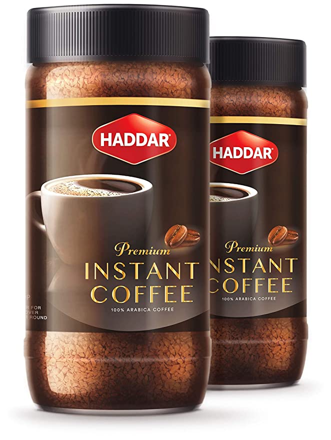  Haddar 100% Arabica Premium Instant Coffee 7oz (2 Pack), Kosher for Passover  - 077028270517