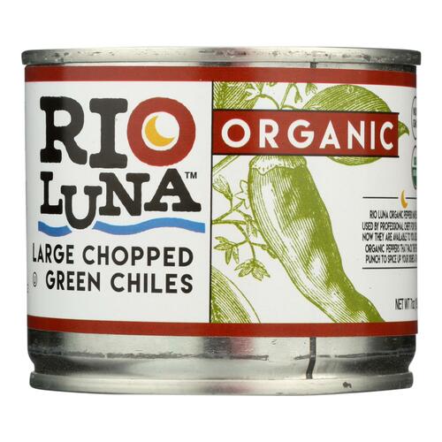 Rio Luna Large Chopped Green Chiles - Case Of 12 - 7 Oz - 077153810022