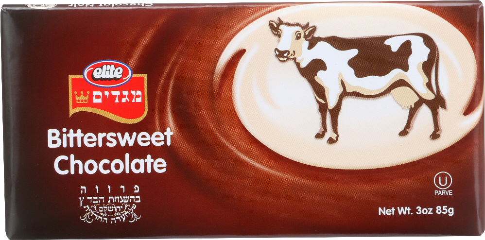 ELITE: Bittersweet Chocolate Bar, 3.5 oz - 0077245109973