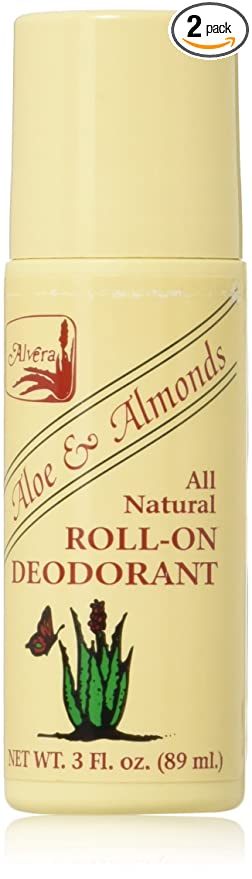 Alvera Roll On Deod Aloe and BlkSd - 2 Pack 3 Ounce - 077435335526