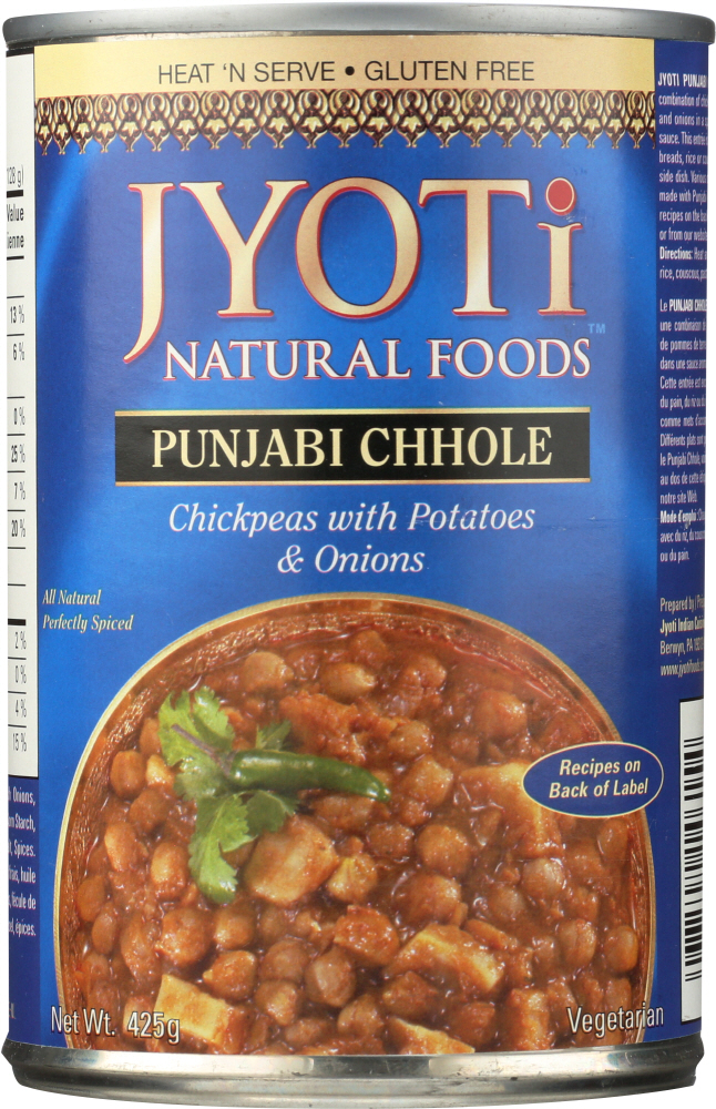 Jyoti Natural Foods, Punjabi Chhole - 077502146154