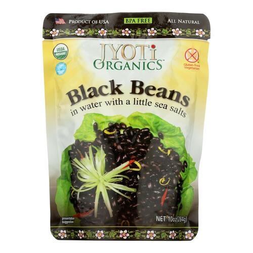 Jyoti, Organics, Black Beans In Water - 077502990030
