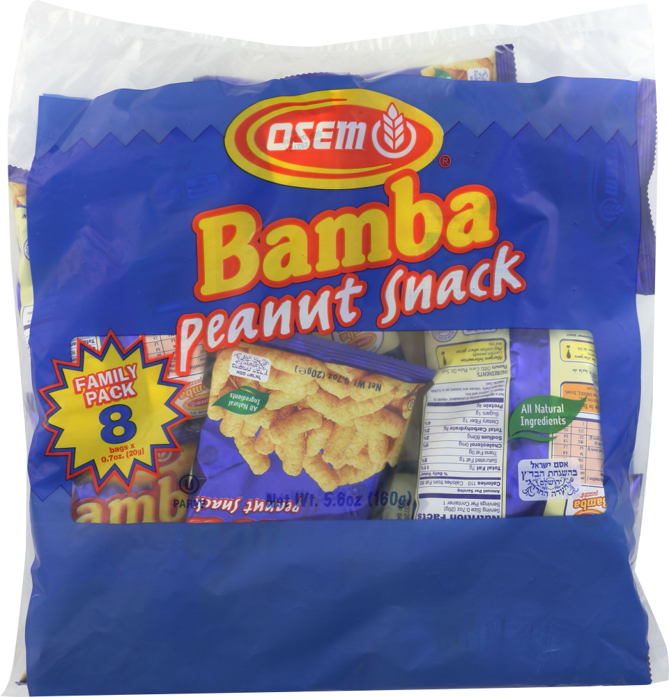 OSEM: Peanut Bamba Multipack, 5.6 oz - 0077544000308