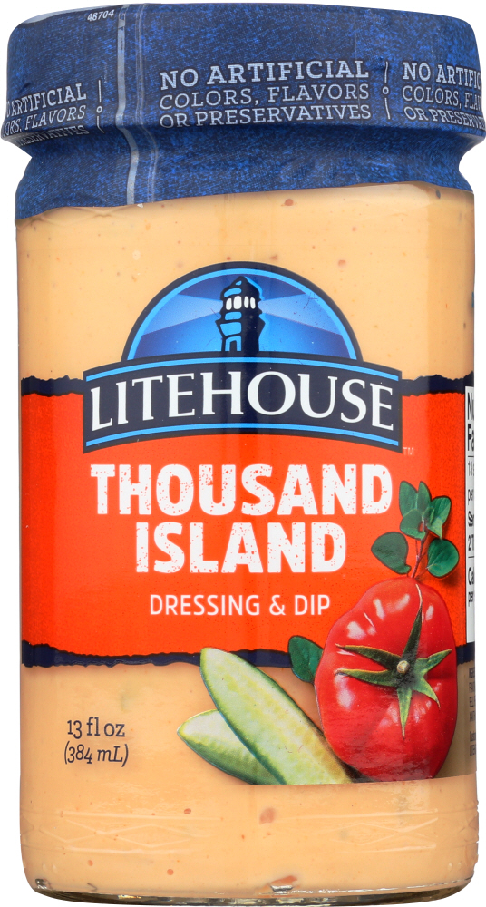 LITEHOUSE: Thousand Island Dressing and Dip, 13 oz - 0077661001127