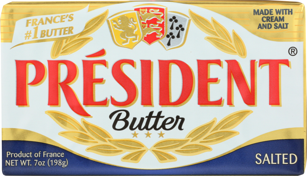 PRESIDENT: Salted Butter, 7 oz - 0077901421432