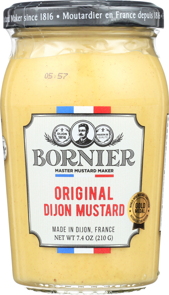 BORNIER: Dijon Mustard, 7.4 oz - 0077916220907