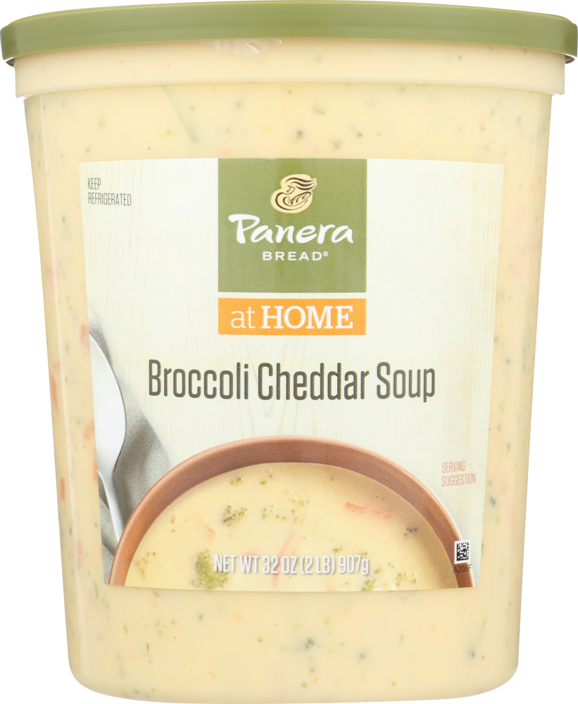 PANERA BREAD: Broccoli Cheddar Soup, 32 oz - 0077958693912