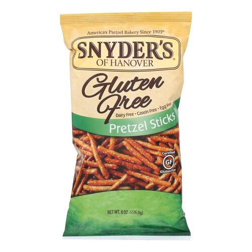 Snyder's Of Hanover Pretzel Sticks - Gluten Free - Case Of 12 - 8 Oz. - 0077975087312