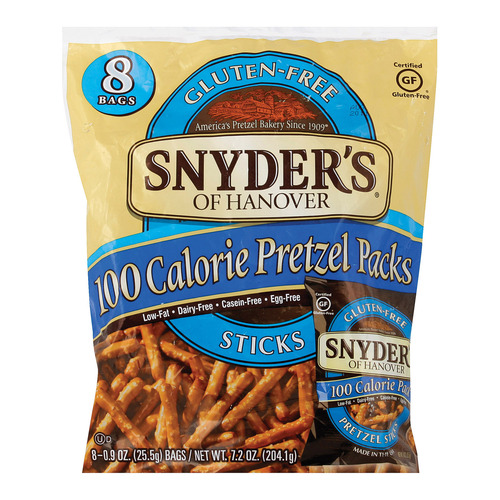 Snyder's Of Hanover Pretzel Sticks - Gluten Free 100 Calorie - Case Of 6 - 8 Count - 077975088074