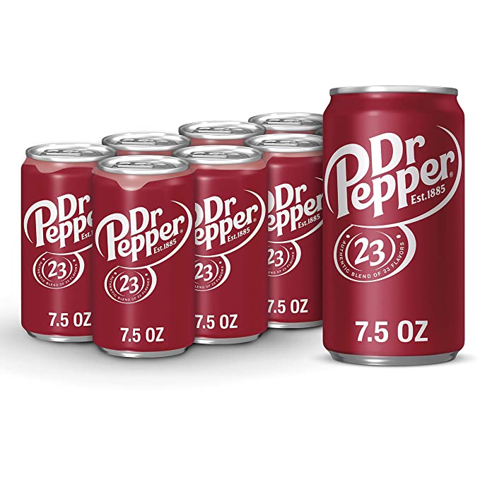 Dr Pepper, 7.5 fl oz cans (Pack of 8) - 078000009712