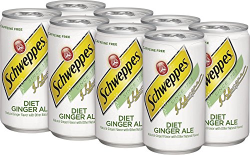 Schweppes Diet Drink, Ginger Ale, 8 ct  - 078000009859
