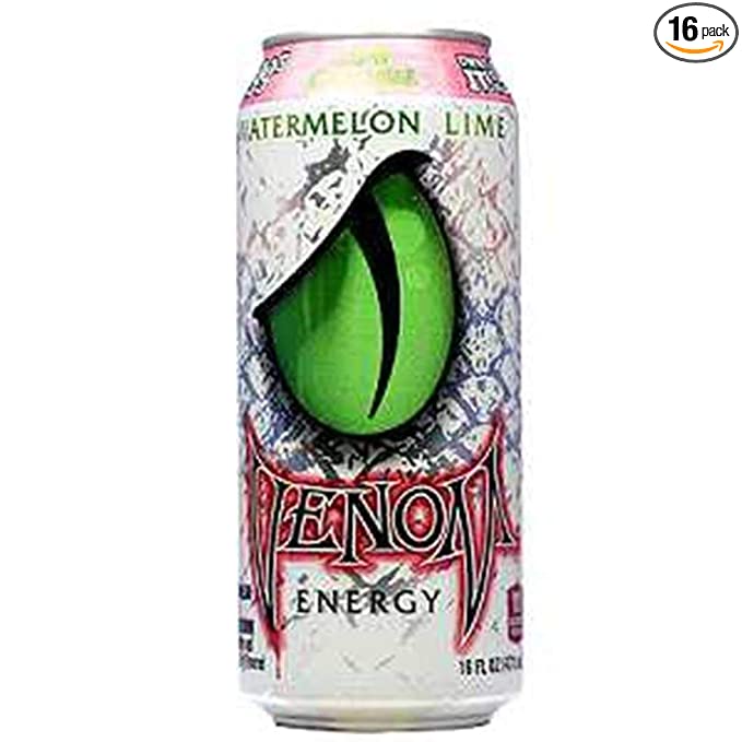 Venom, Energy Drink, Watermelon & Lime - 078000028676