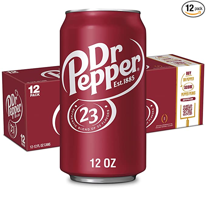  Dr Pepper Cola, 12 Fl Oz (Pack of 12) - 078000082166