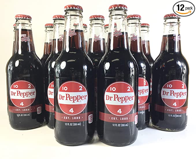 Dr Pepper, Soda Made With Sugar - black