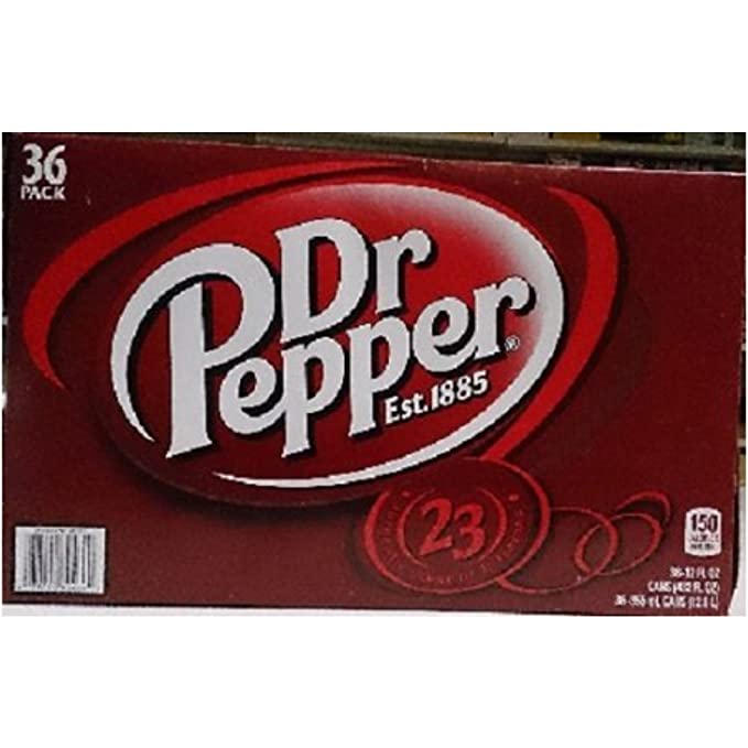  Dr. Pepper Soda 12 oz Can (36 Cans)  - 078000804690