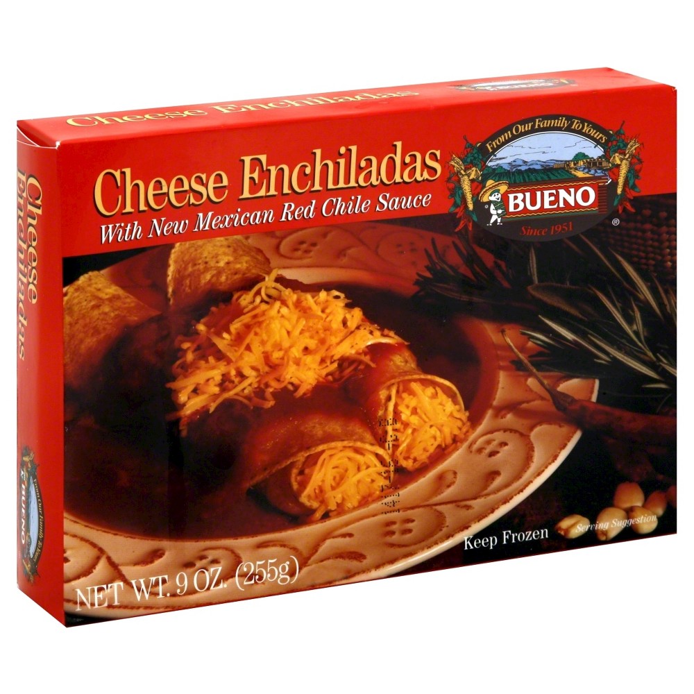 BUENO: Red Chile Cheese Enchilada, 9 oz - 0078004161317