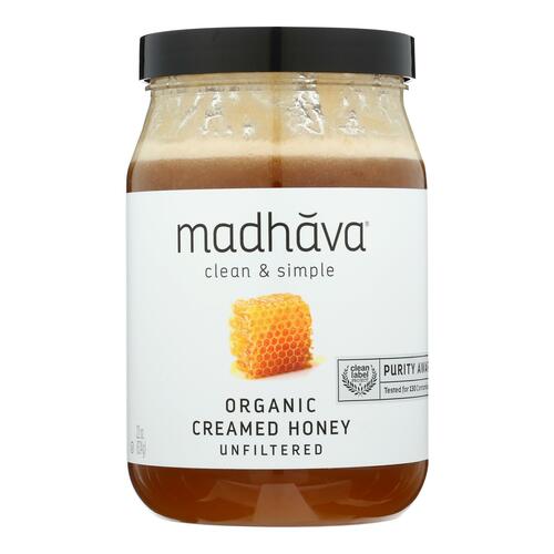 Madhava Honey Organic Raw Honey - Case Of 6 - 22 Oz. - 078314002201