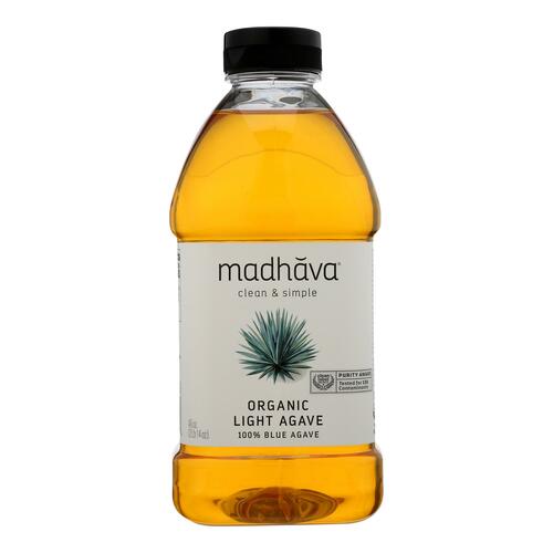 Madhava Honey Agave Nectar - Organic - Light - Case Of 4 - 46 Oz - 078314100464