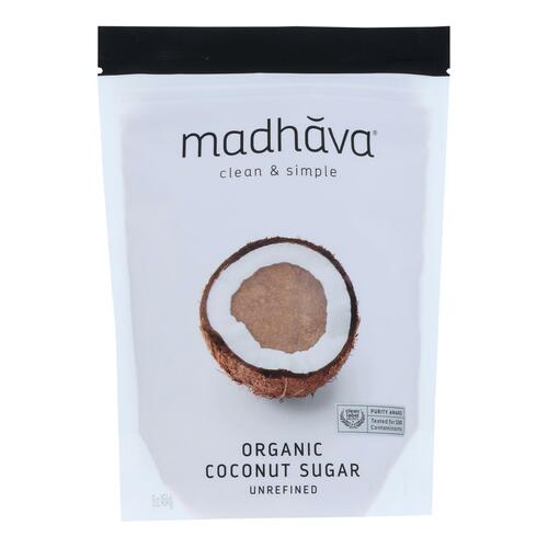 Madhava Honey Organic Coconut Sugar - Case Of 6 - 16 Oz. - 0078314216004