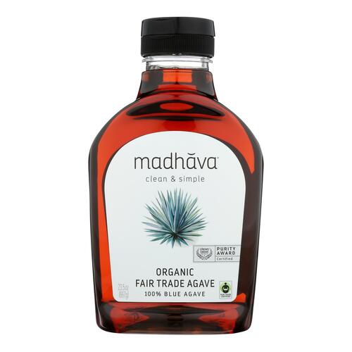 MADHAVA: Organic Fair Trade Raw Blue Agave, 23.5 oz - 0078314312355