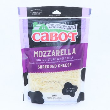 Mozzarella low-moisture whole milk shredded cheese - 0078354704363