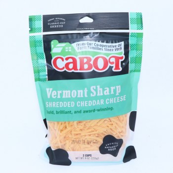 Shredded cheddar cheese - 0078354707494