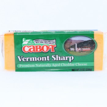 Cabot, vermont sharp cheddar cheese - 0078354708200