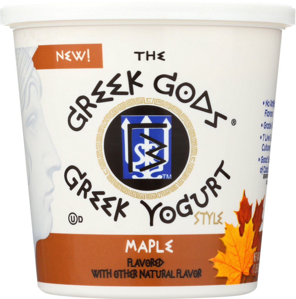 GREEK GOD: Yogurt Greek Maple, 24 oz - 0078355570226