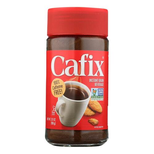 Cafix - All Natural Instant Beverage - Case Of 12 - 3.5 Oz. - 0078391021881
