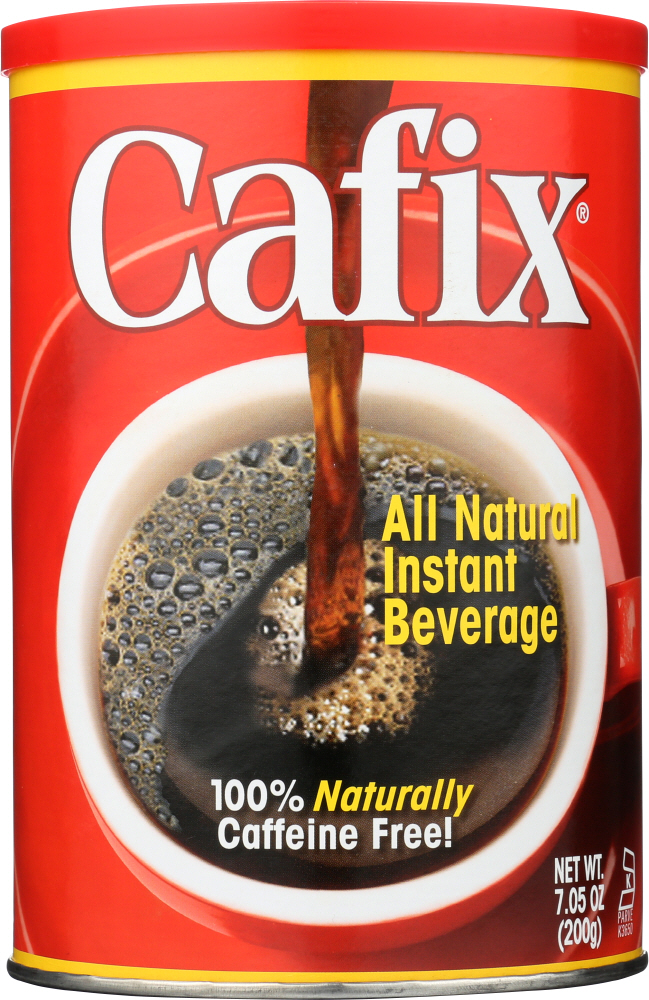 CAFIX: All Natural Instant Beverage Caffeine Free, 7.05 oz - 0078391022116