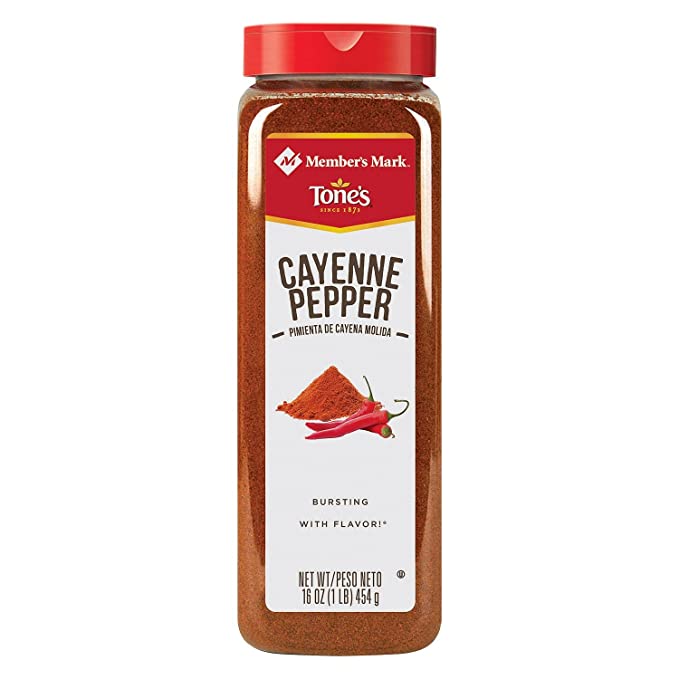 Member's Mark Ground Cayenne Pepper by Tone's, 16 Ounce - 078742145556