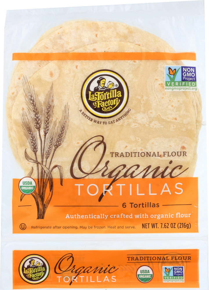 Organic Traditional Flour Tortillas - 078858520957