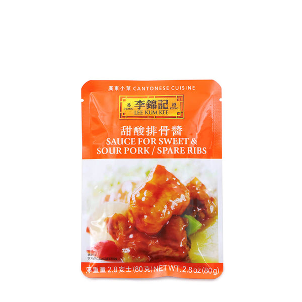 Lee Kum Kee 80g Sweet & Sour Pork / Spare Ribs (李錦記甜酸排骨醬) Cantonese Cooking Sauce - 0078895120356